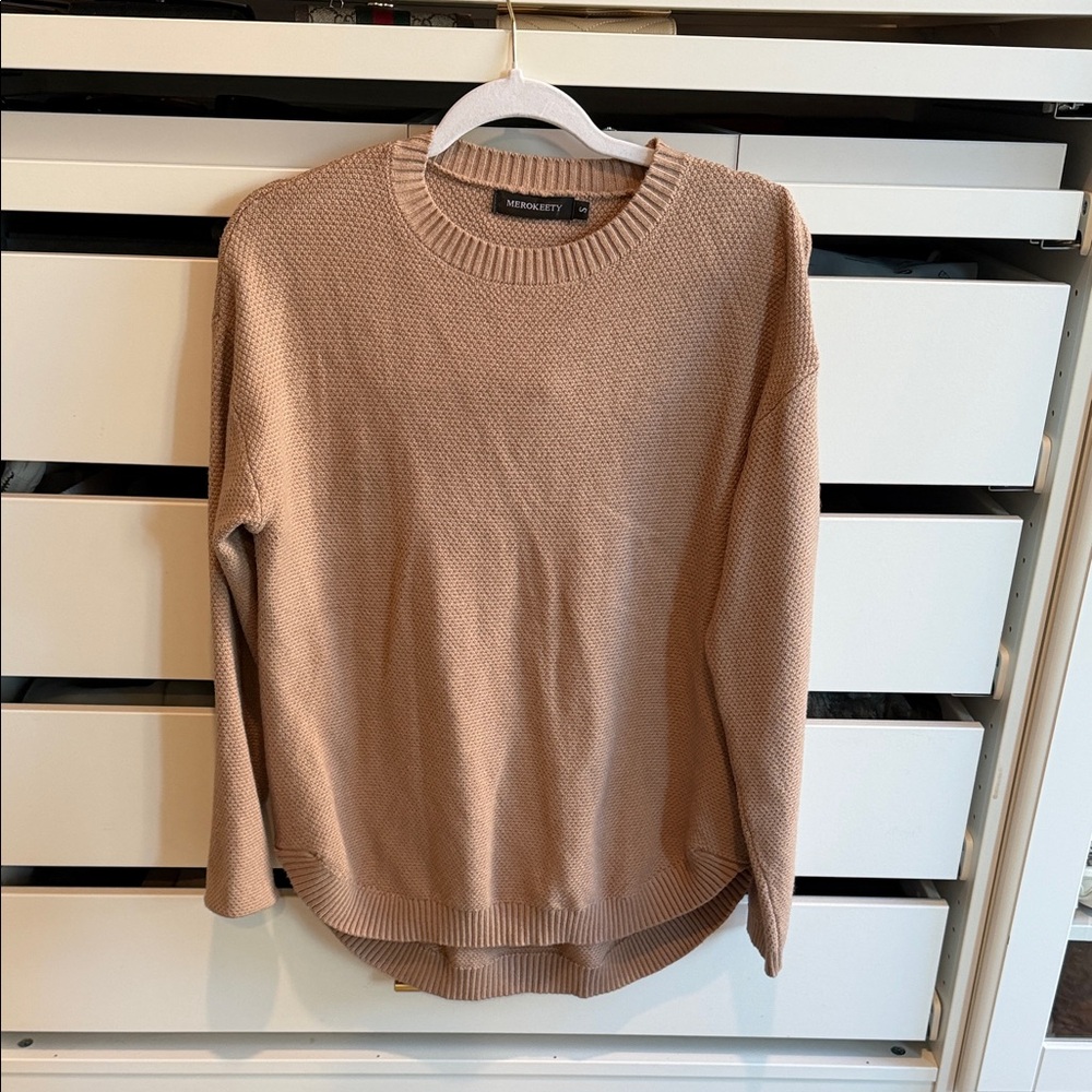 Merokki Crewneck Sweater in Dusty Taupe